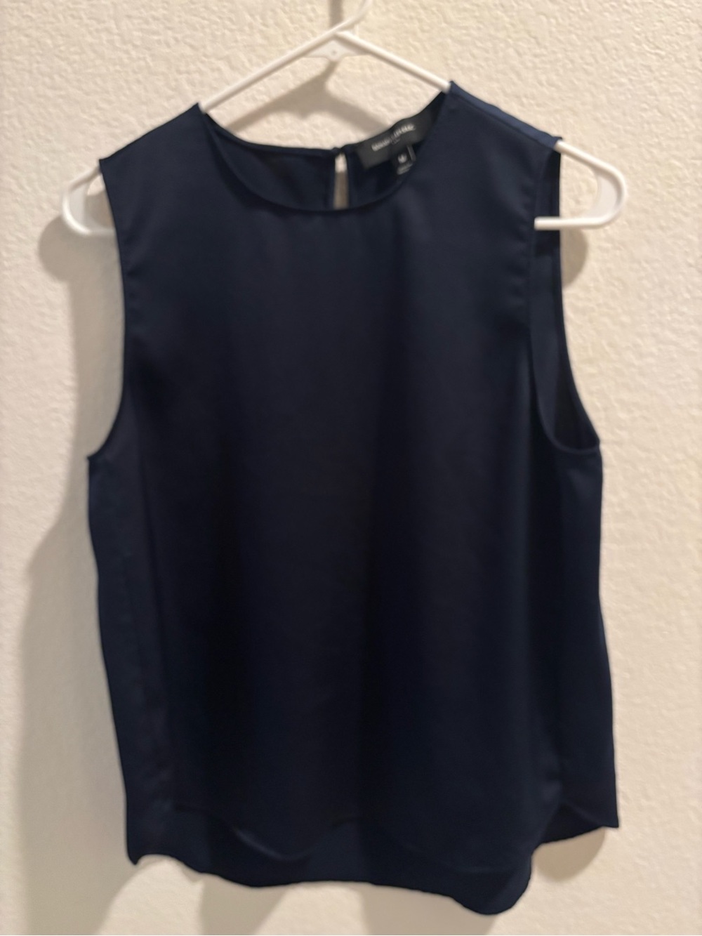 Banana Republic Factory | Sleeveless Shell | Navy | Medium